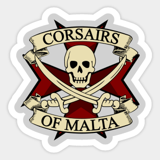 Corsairs of Malta Sticker